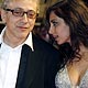 Director Elia Suleiman poses with his wife on red carpet for The Time That Remains at 62nd Cannes Film Festival